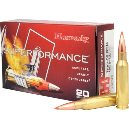 HORNADY SPF 7MM-08 REM 139GR SST 20RD 10BX/CS