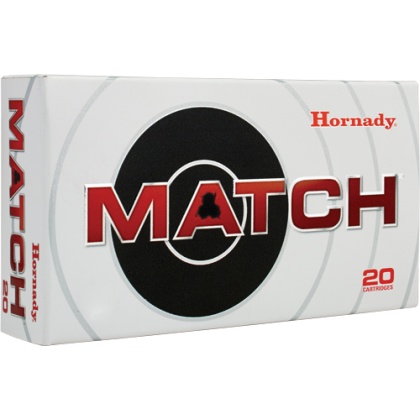 HORNADY MATCH 6.5 CM 140GR ELD 20RD 10BX/CS