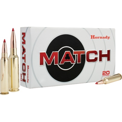 HORNADY MATCH 6.5 CM 147GR ELD 20RD 10BX/CS