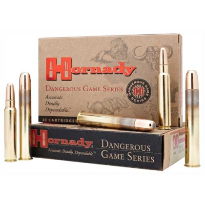 HORNADY 416 RUGER 400GR BONDED DGX 20RD 6BX/CS