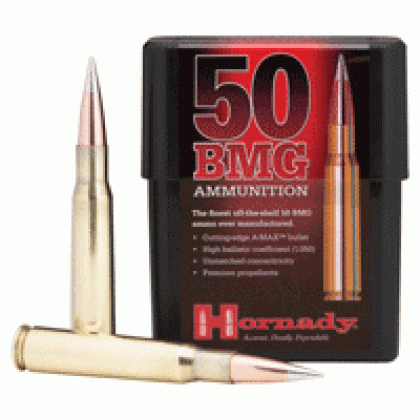 HORNADY 50 BMG 750GR A-MAX MATCH 10RD 10BX/CS