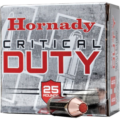 HORNADY CRITICAL DUTY 9MM LUGER 135GR 25RD 10BX/CS