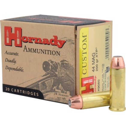 HORNADY 44 REM MAG 200GR XTP 20RD 10BX/CS