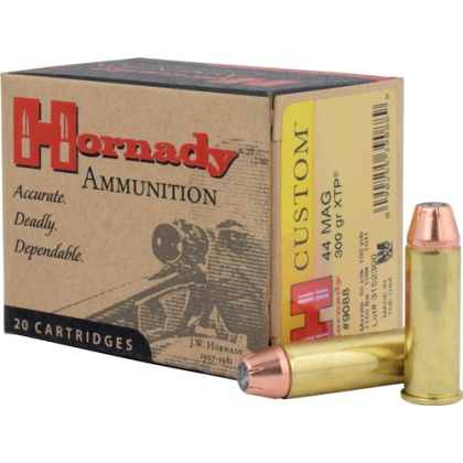 HORNADY 44 REM MAG 300GR XTP 20RD 10BX/CS