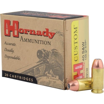 HORNADY 40 SW 155GR XTP 20RD 10BX/CS