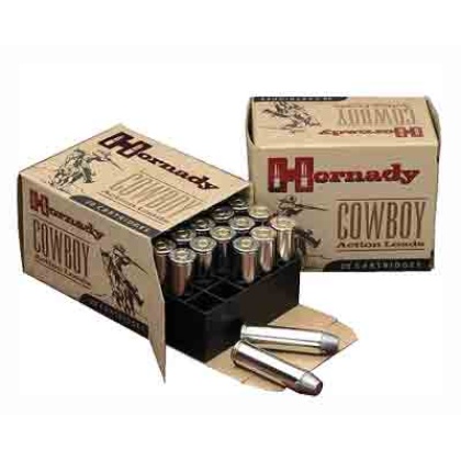 HORNADY COWBOY 45 LC 255GR LEAD-FP 20RD 10BX/CS