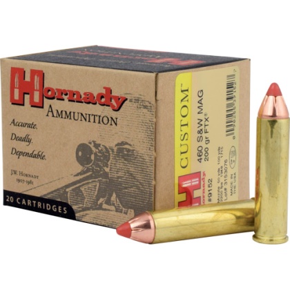 HORNADY 460 SW MAG 200GR FTX 20RD 10BX/CS