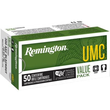 REMINGTON UMC 300 AAC 150GR FMJ 50RD 8BX/CS