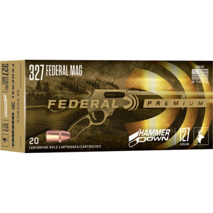 FEDERAL HAMMER DOWN 327 FEDERAL 127GR JSP 20RD 10BX/CS