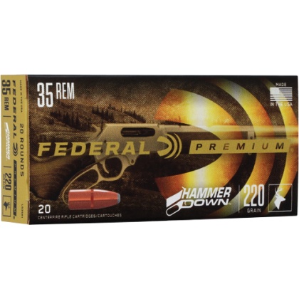 FEDERAL HAMMER DOWN 35 REM 220GR JSP 20RD 10BX/CS