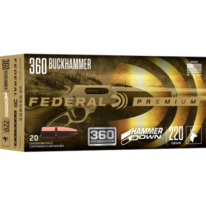 FEDERAL HAMMER DOWN 360 BUCKHAMMER 220G JSP 20RD 10B/C