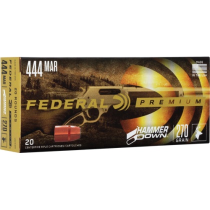 FEDERAL HAMMER DOWN 444 MARLIN 270GR JSP 20RD 10BX/CS