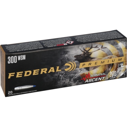 FEDERAL 300 WSM 200GR TERMINAL ASCENT 20RD 10BX/CS