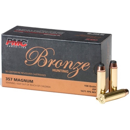 PMC 357 MAG 158GR JSP 50RD 20BX/CS