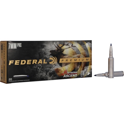 FEDERAL AE 7MM PRC 170GR TERMINAL ASCENT 20RD 10BX/CS