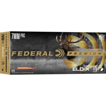 FEDERAL AE 7MM PRC 175GR ELDX 20RD 10BX/CS