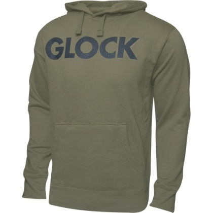 GLOCK OEM TRADITIONAL HOODIE OD GREEN ONE POCKET MED