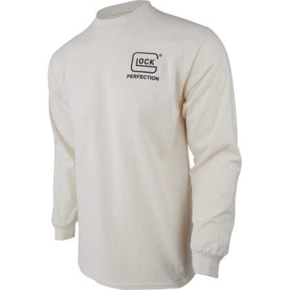 GLOCK OEM BORN IN AUSTRIA LONG SLEEVE SHIRT TAN LARGE