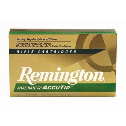 REMINGTON PREMIER 222 REM 50GR ACCUTIP 20RD 10BX/CS