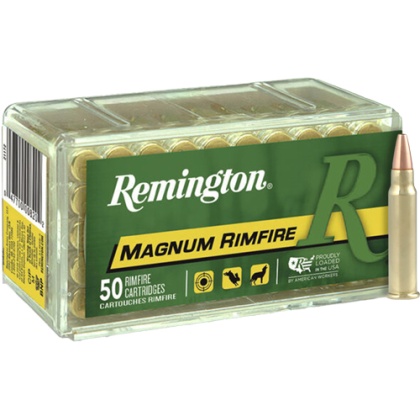 REMINGTON 17HMR 17GR JHP 2550FPS 50RD 40BX/CS