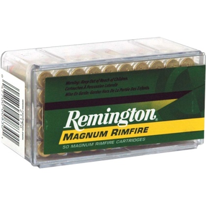 REMINGTON 22WMR 40GR JHP 1910FPS 50RD 40BX/CS