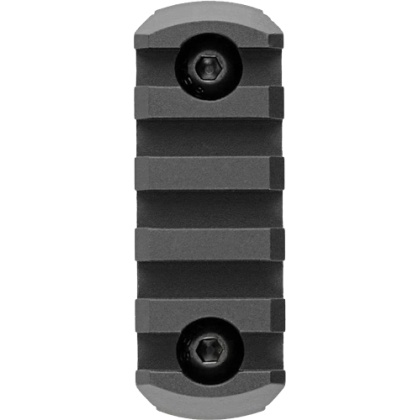 ARMASPEC PICATINNY RAIL COVERS M-LOC 5 SLOT BLACK