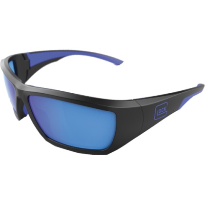 GLOCK TACTICAL GLASSES BLUE LINE BLACK BLUE MIRROR LENS