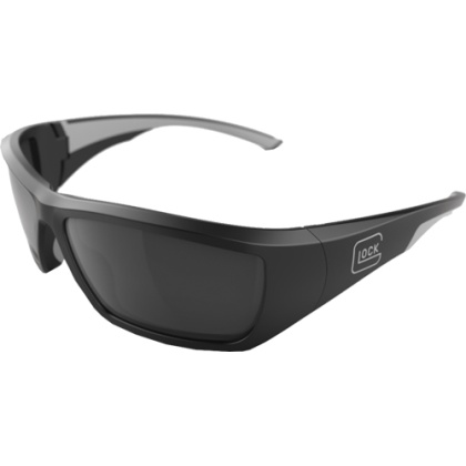 GLOCK TACTICAL GLASSES BLUE LINE BLACK SILVER MIRROR LENS