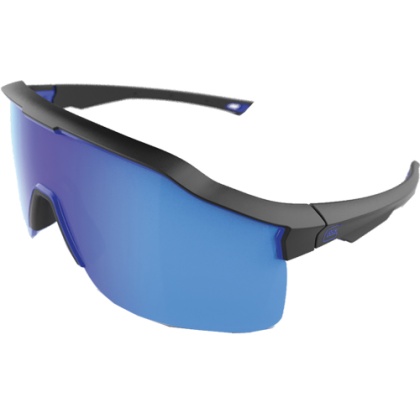 GLOCK TACTICAL GLASSES SAFE ACTION BLACK BLUE MIRROR LENS