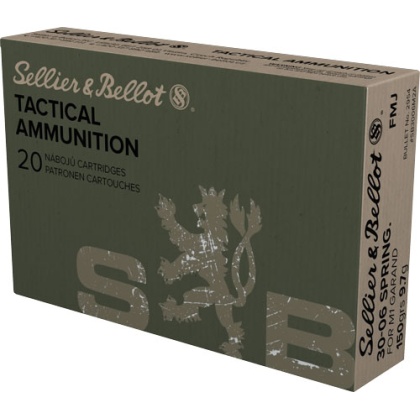 S&B 30-06 150GR FMJ 20RD 20BX/CS