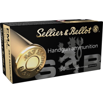 S&B 357 MAG 158GR FMJ-RN 50RD 20BX/CS