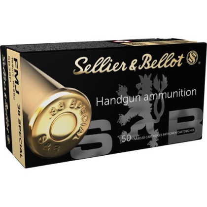 S&B 38 SPECIAL 158GR FMJ-RN 50RD 20BX/CS