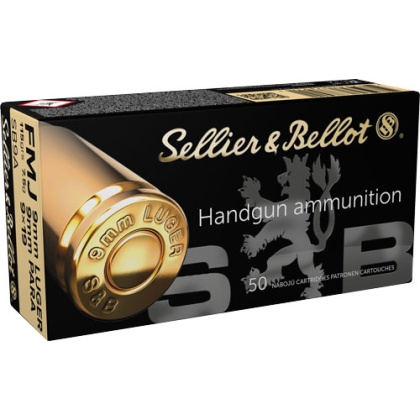 S&B 9MM LUGER 115GR FMJ 50RD 20BX/CS