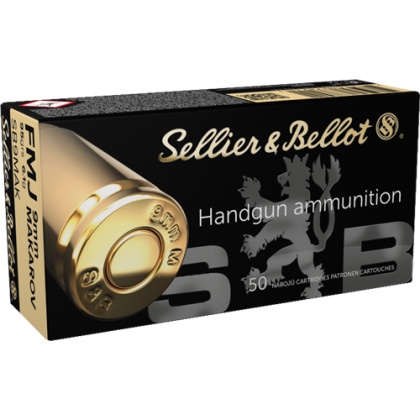 S&B 9MM MAKAROV 95GR FMJ-RN 50RD 20BX/CS