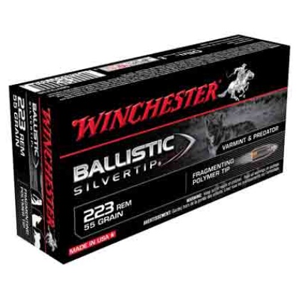 WINCHESTER SUPREME 223 REM 55GR SILVER-TIP 20RD 10BX/CS