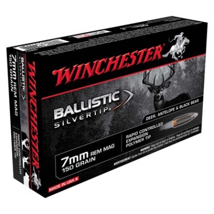 WINCHESTER SUPREME 7MM REM MAG 150GR SILVERTIP 20RD 10BX/CS