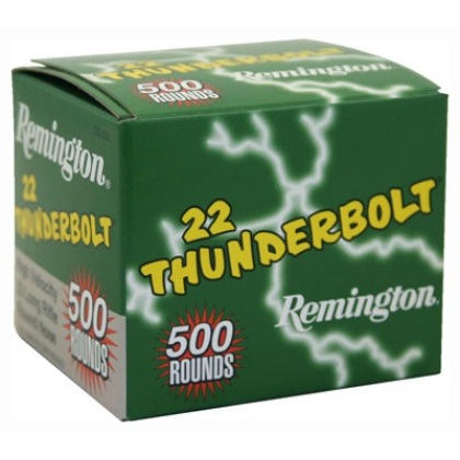 REMINGTON THUNDERBOLT 22LR 40GR LEAD-RN 5000RD CASE LOT