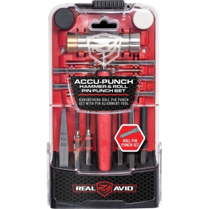 REAL AVID ACCU-PUNCH HAMMER AND ROLL PIN PUNCH SET