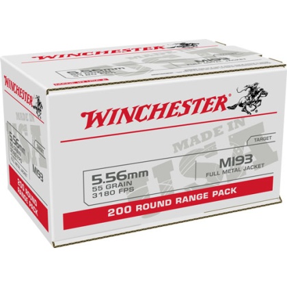 WINCHESTER USA 5.56X45 55GR FMJ 800RD CASE LOT