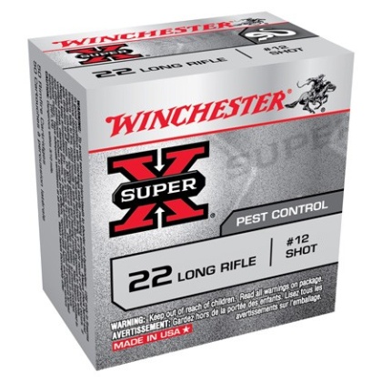 WINCHESTER SUPER-X SHOTSHELL 22LR #12 SHOT 50RD 100BX/CS