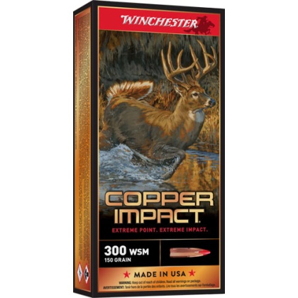 WINCHESTER COPPER IMPACT 300 WSM 150GR 20RD 10BX/CS