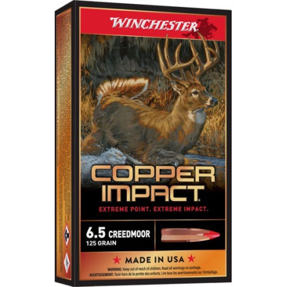 WINCHESTER COPPER IMPACT 6.5 CM 125GR 20RD 10BX/CS