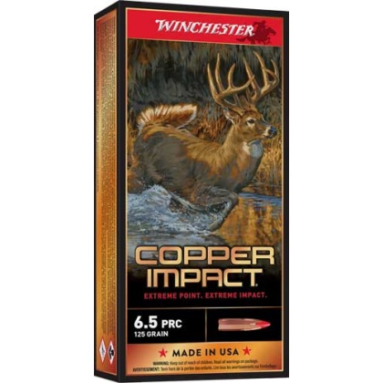 WINCHESTER COPPER IMPACT 6.5 PRC 125GR 20RD 10BX/CS