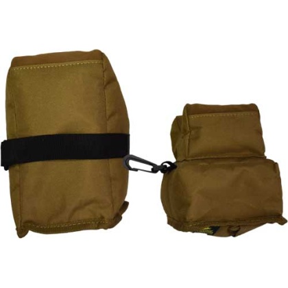 TOC3 BENCH BAG 2-PC SET TAN FABRIC/TAN LEATHER