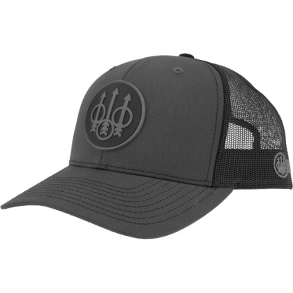 BERETTA CAP JS TRUCKER CIRCLE PATCH MESH BACK CHARCOAL/BLACK