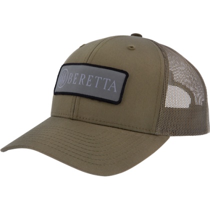 BERETTA CAP SDY TRUCKER RECT PATCH MESH BACK DARK GREEN