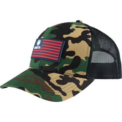 BERETTA CAP STRYKER TRUCKER RECT PATCH MESH CAMO/BLACK<