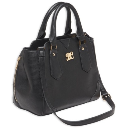 BULLDOG CONCEALED CARRY PURSE SATCHEL BLACK W/BLACK TRIM