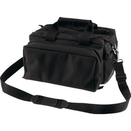 BULLDOG DELUXE RANGE BAG BLACK HEAVY DUTY NYLON WATER RESIST