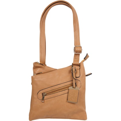 BULLDOG CONCEALED CARRY PURSE CROSS BODY STYLE TAN